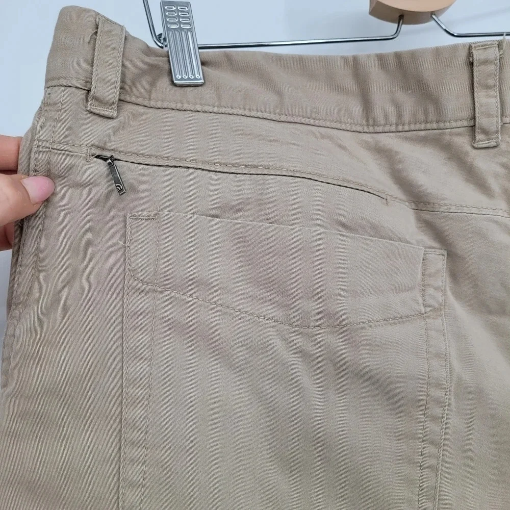 THE north face mens khaki hiking shorts size 36